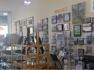 Art displayed on walls